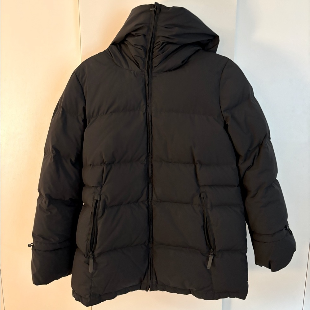 Black Puffy Jacket by Cole Haan
